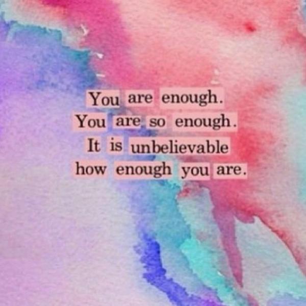 You are worthy of love